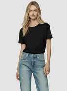 basic black short sleeve t-shirt