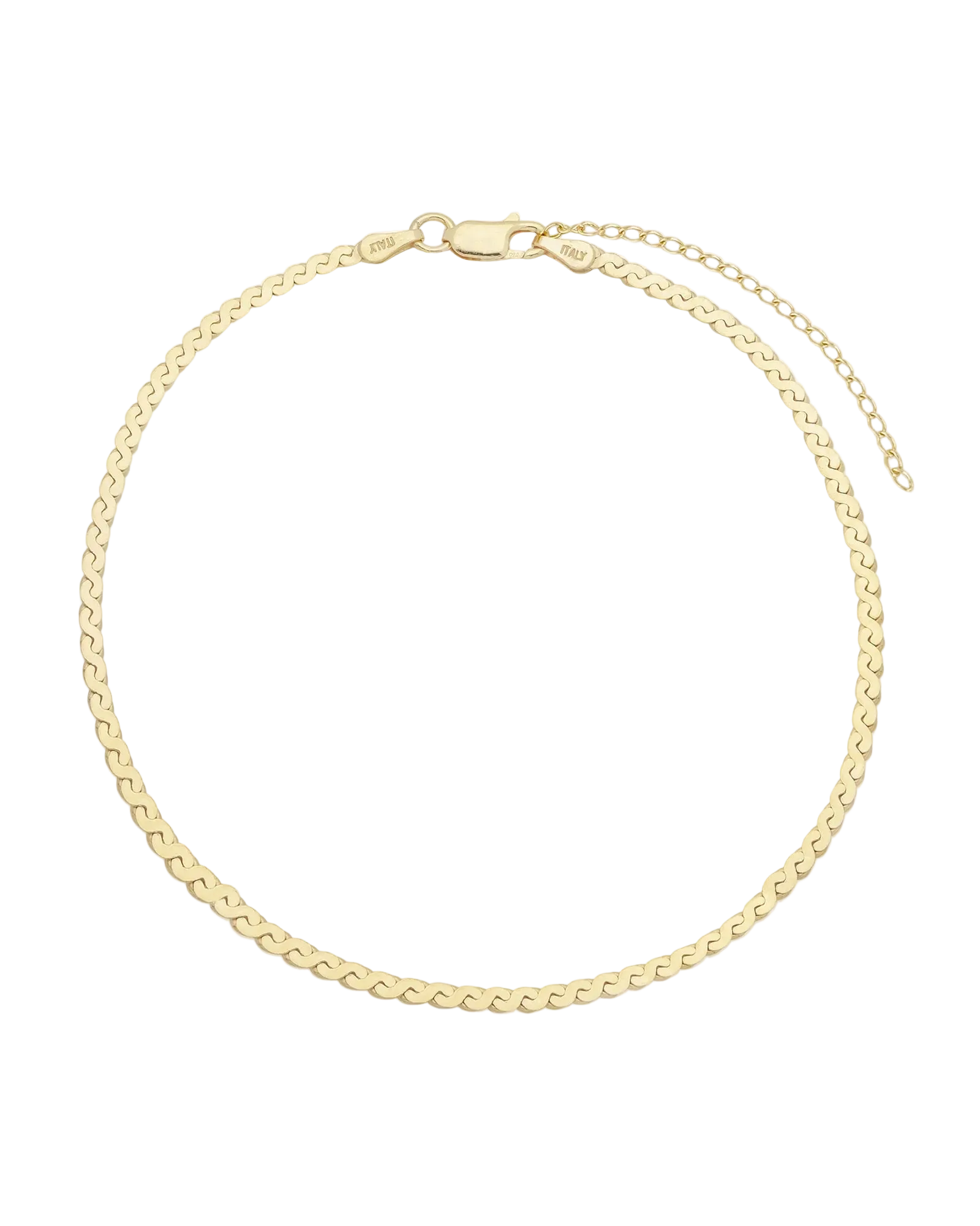 gold anklet