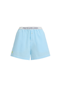 white and blue stripe boxer short