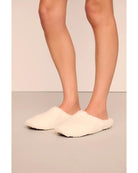 ivory sherpa slippers