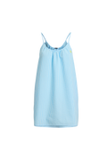 mini lounge slip dress in blue