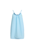 mini lounge slip dress in blue