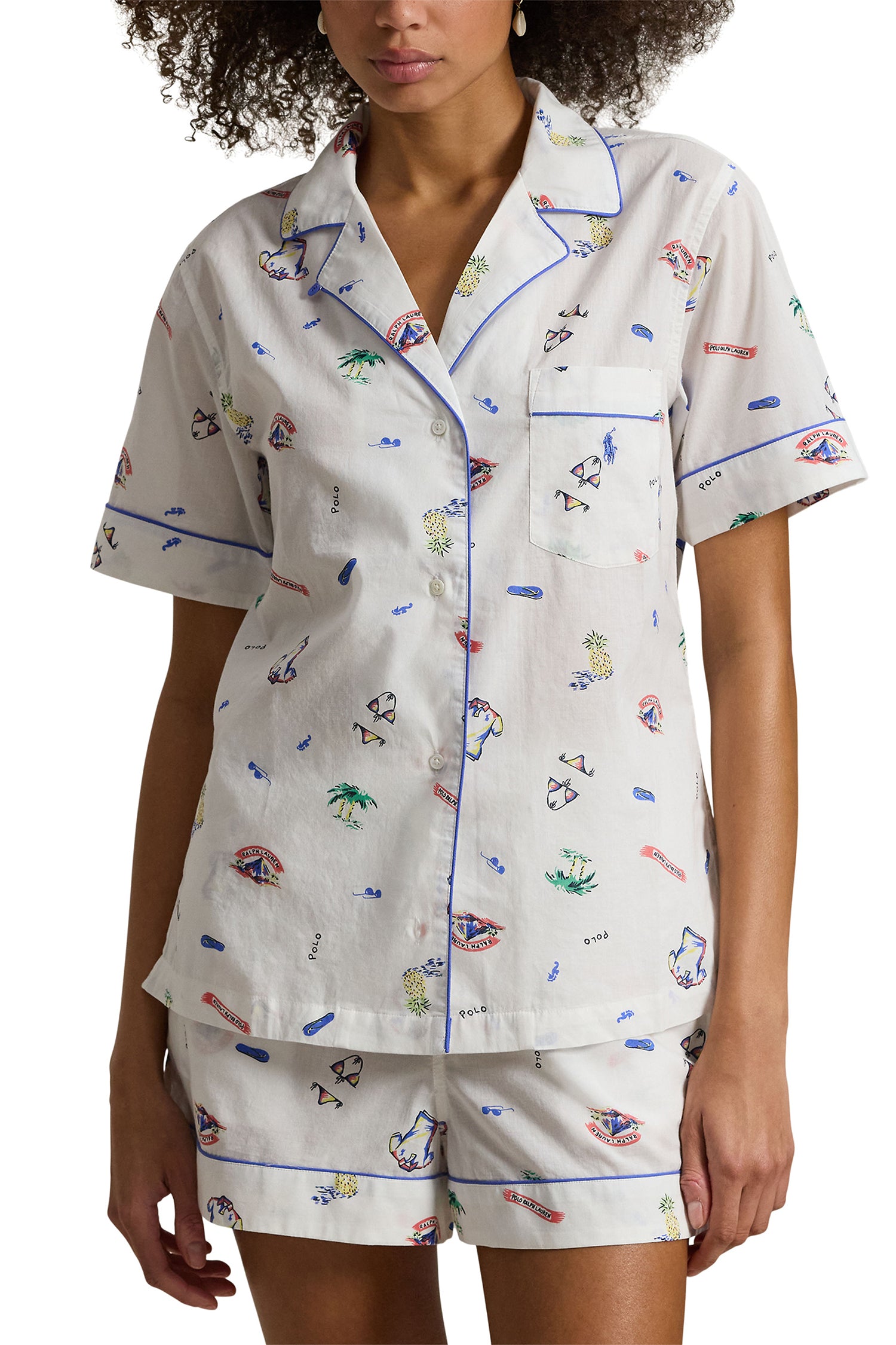 short and short sleeve pj set