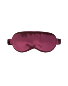 burgundy silk sleep mask