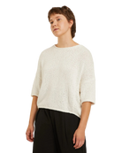short sleeve knit sweater