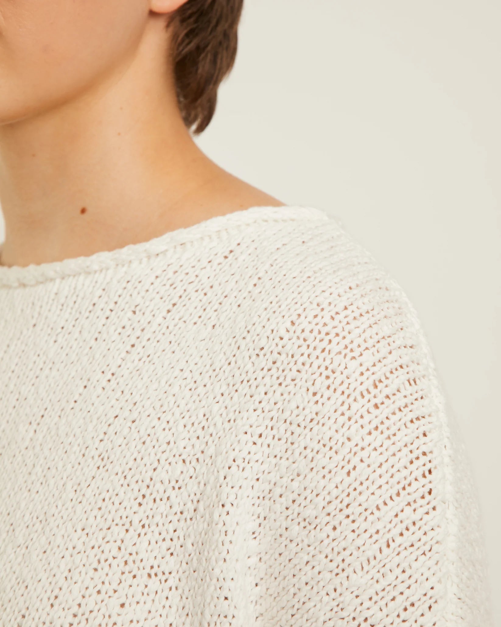 short sleeve knit sweater