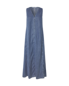 maxi denim dress