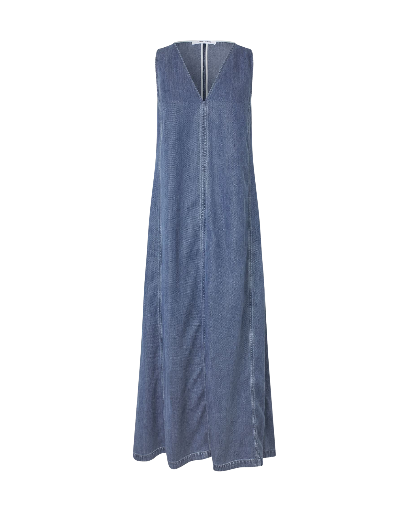 maxi denim dress