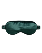 green silk sleep mask