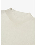 cream knit sleeveless top