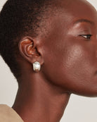 chunky silver earrings