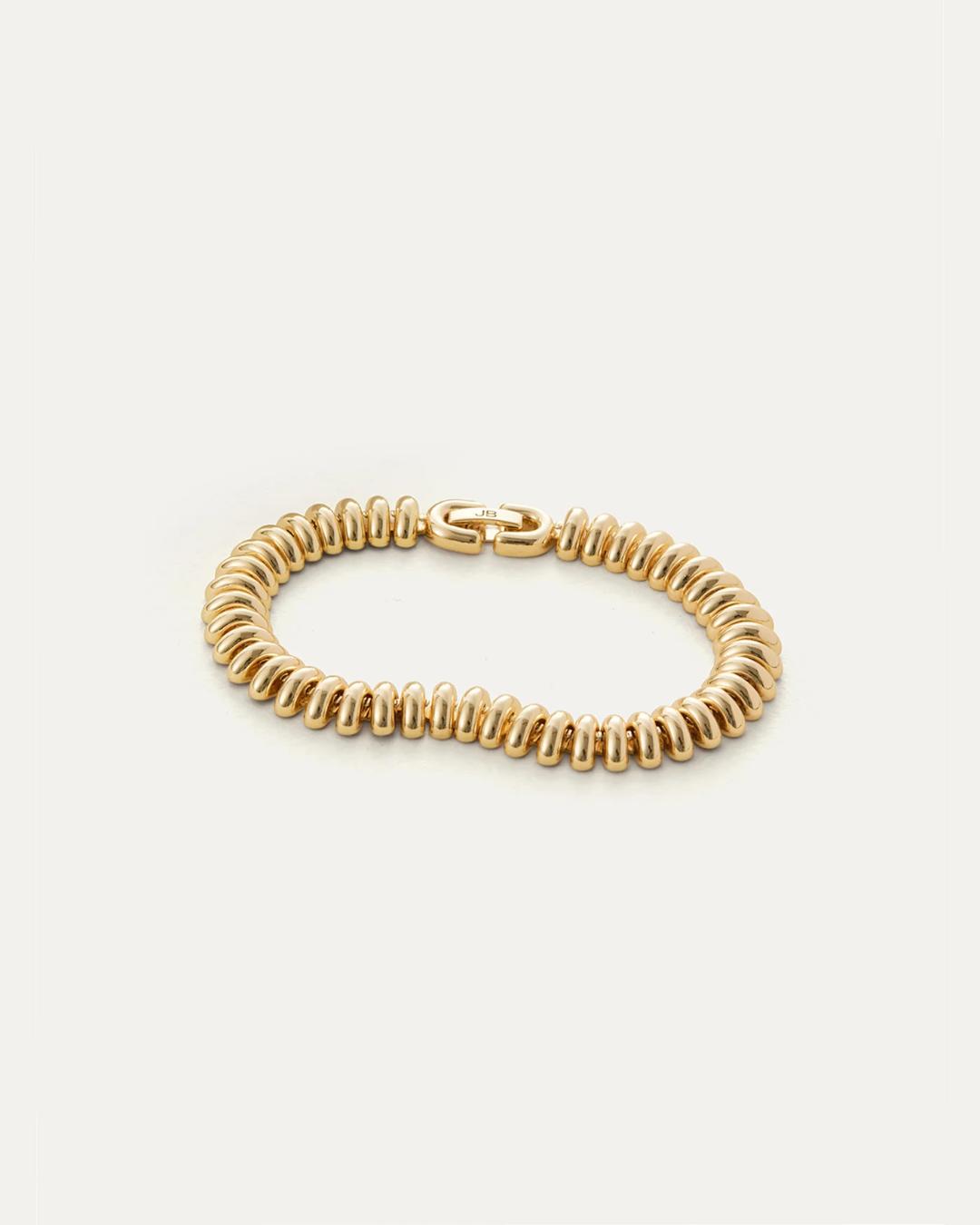 jenny bird statement bracelet in gold