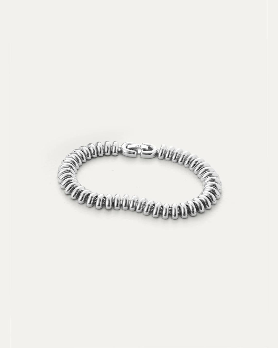 jenny bird statement bracelet in silver