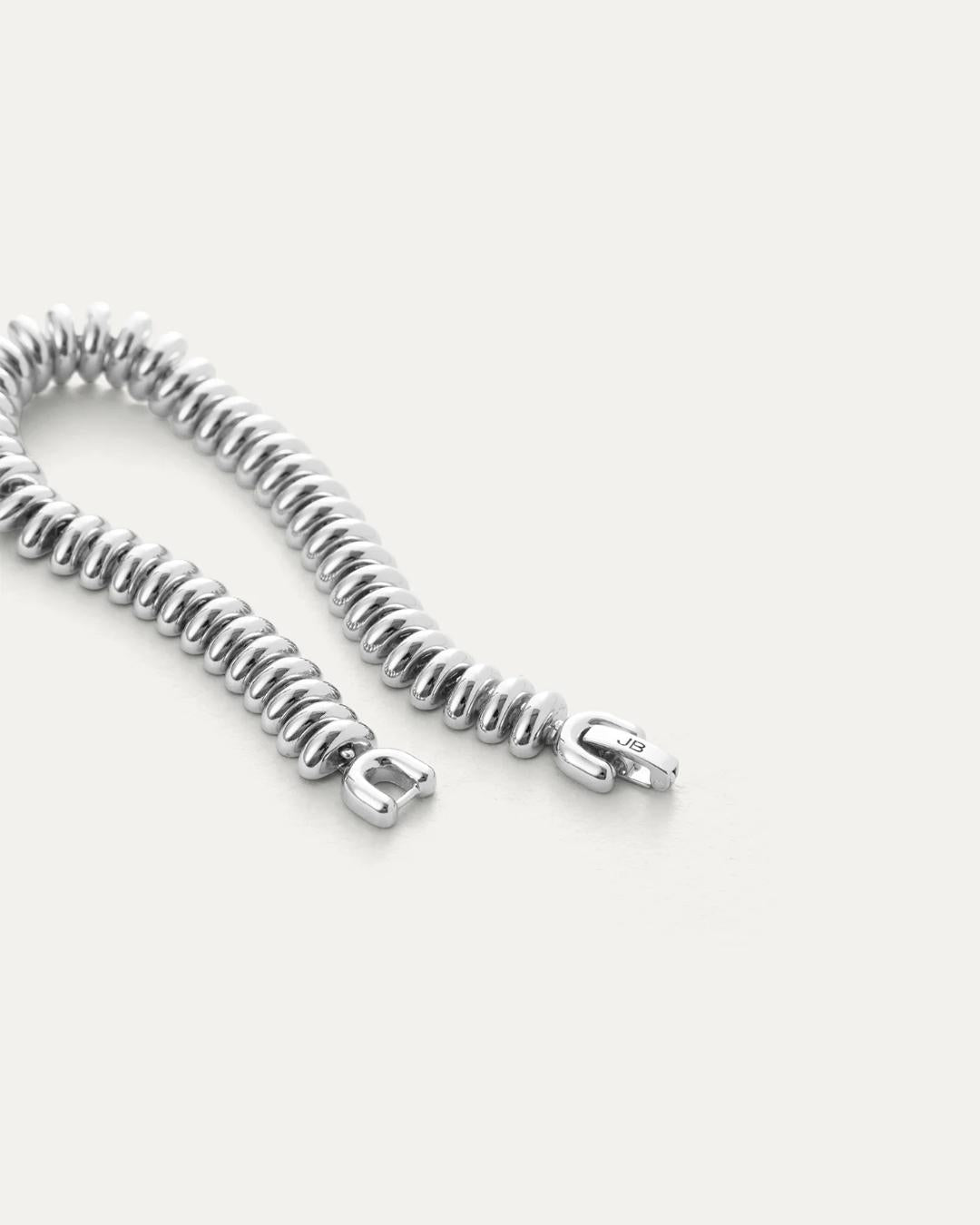 jenny bird statement bracelet in silver