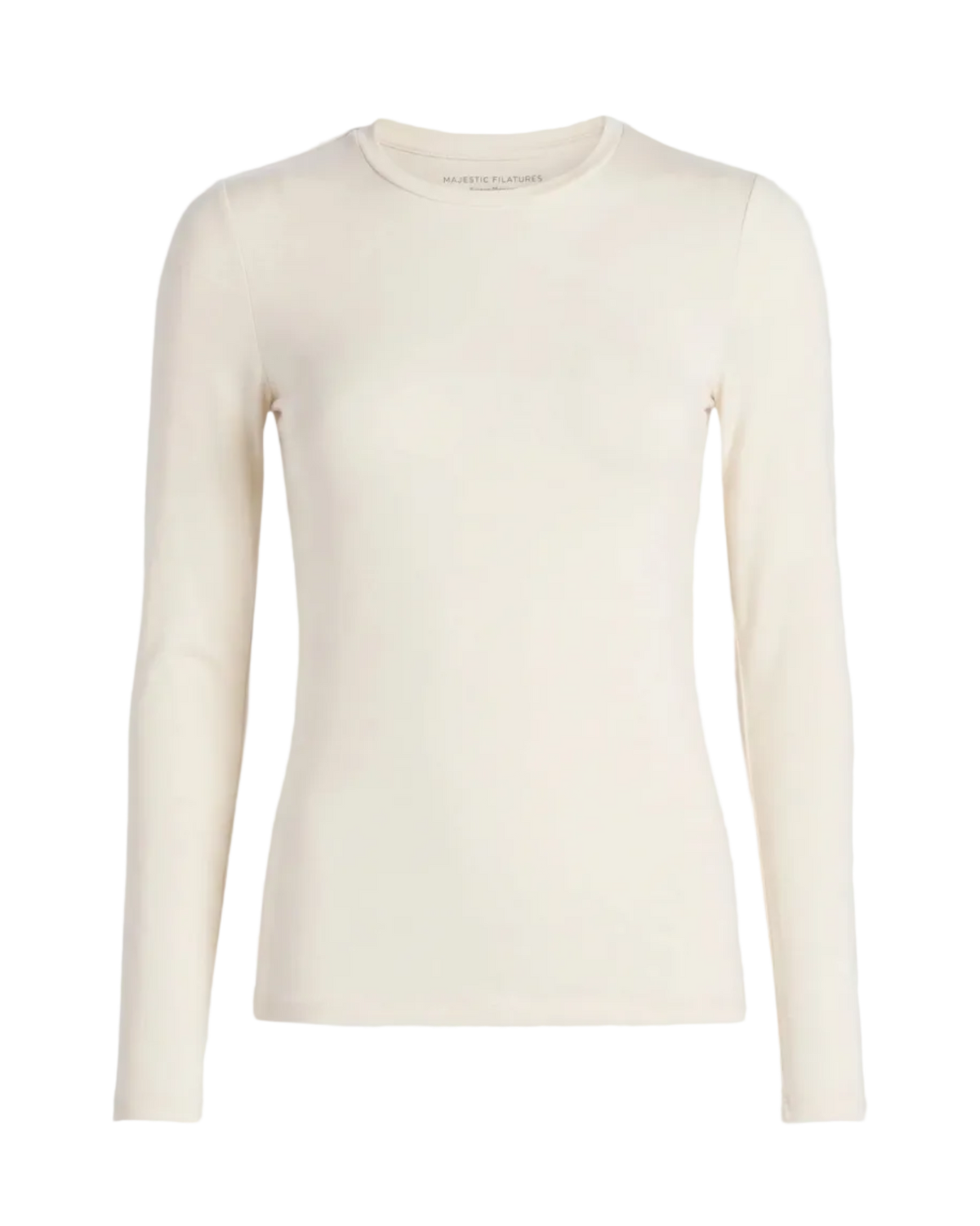 long sleeve top in cream