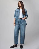 blue denim jacket