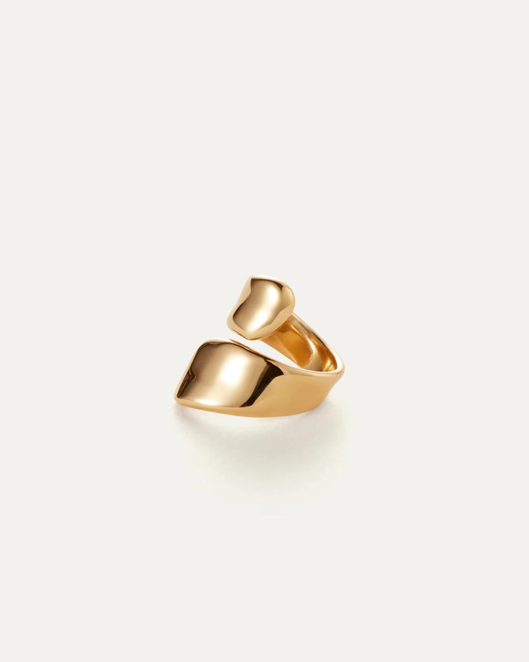 jenny bird gold statement ring