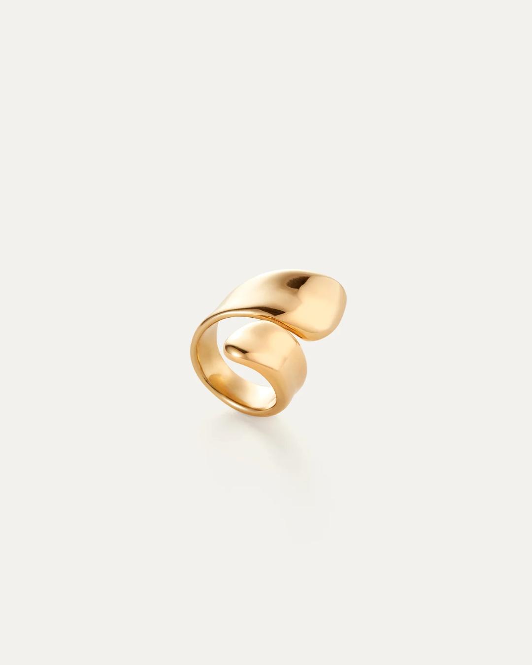 jenny bird gold statement ring