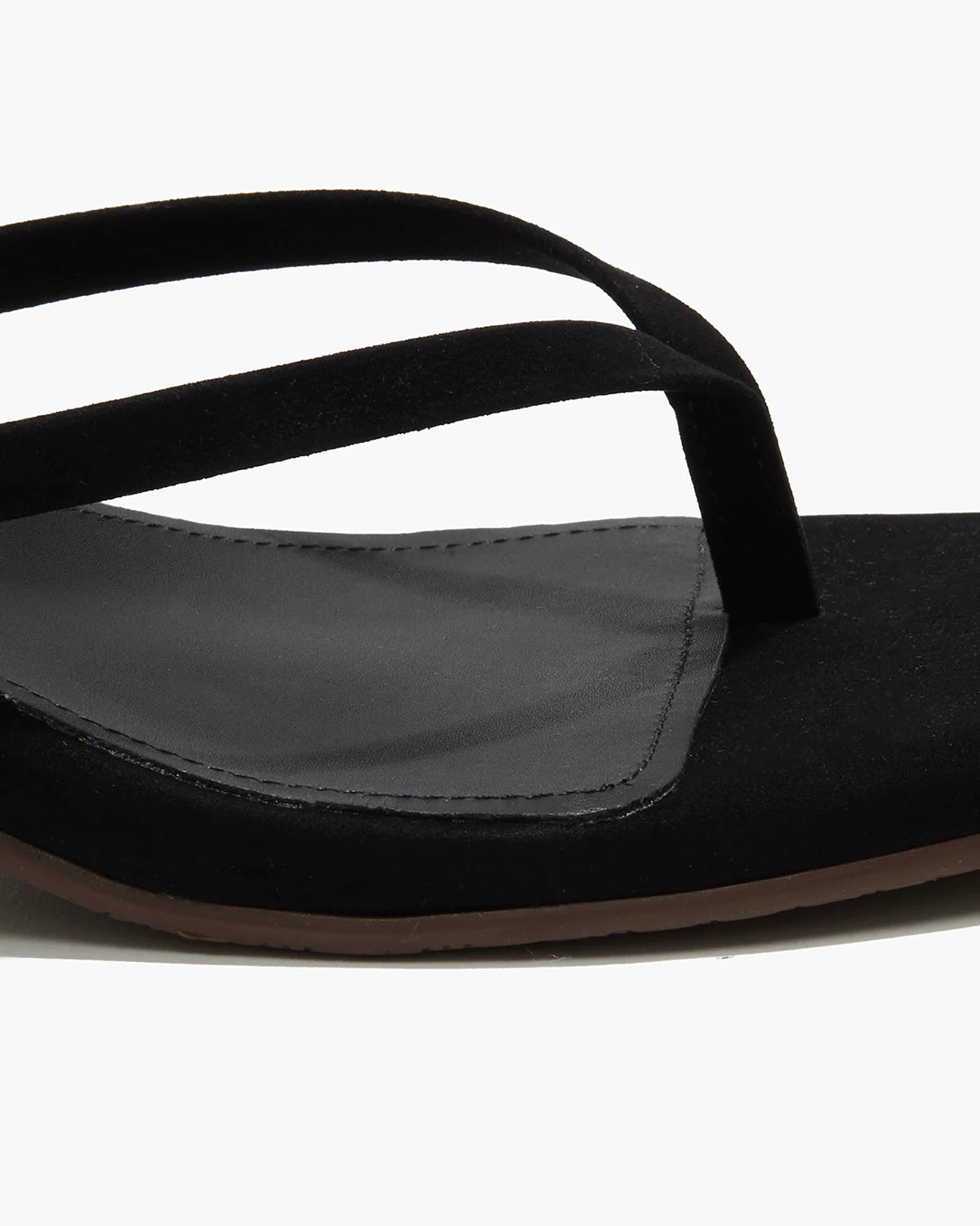 black suede kitten heel