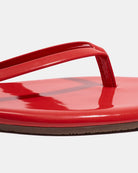 red square toe sandal