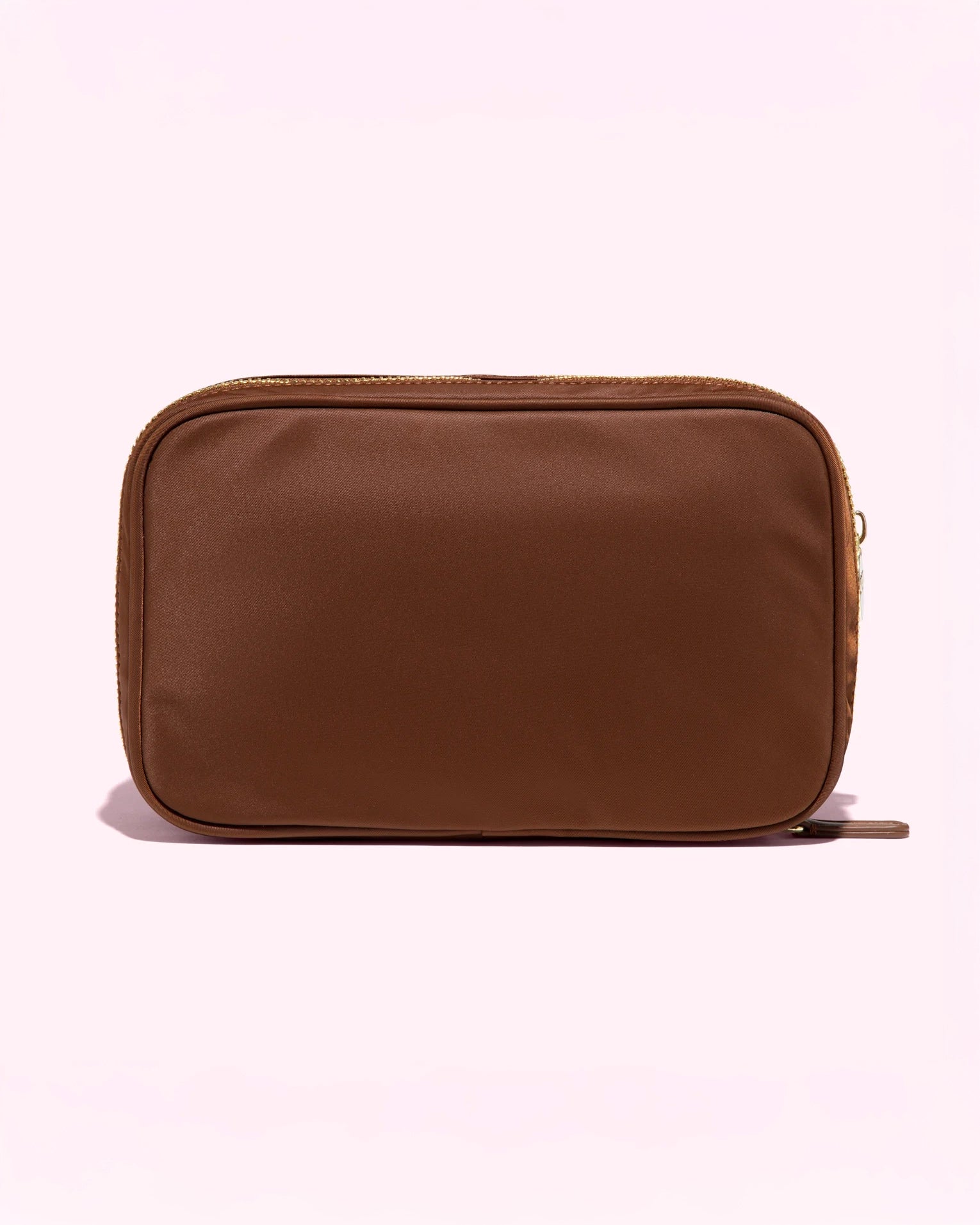 Stoney Clover Lane Double Zip Pouch in Espresso