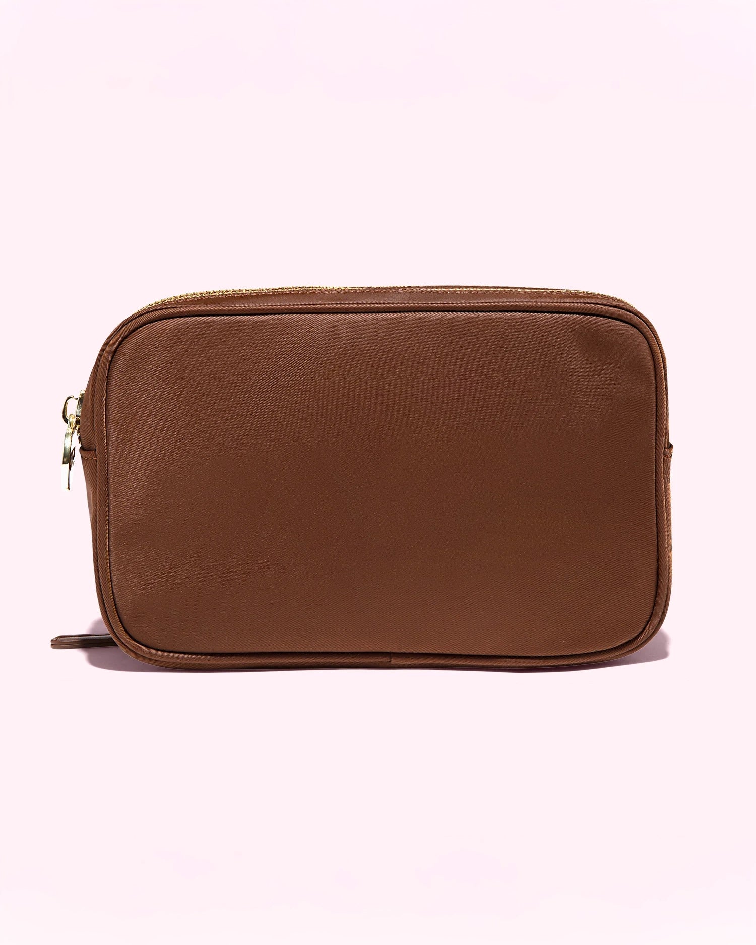 Stoney Clover Lane Double Zip Pouch in Espresso