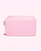 Stoney Clover Lane Double Zip Pouch in Flamingo