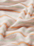 pink striped short sleeve polo shirt