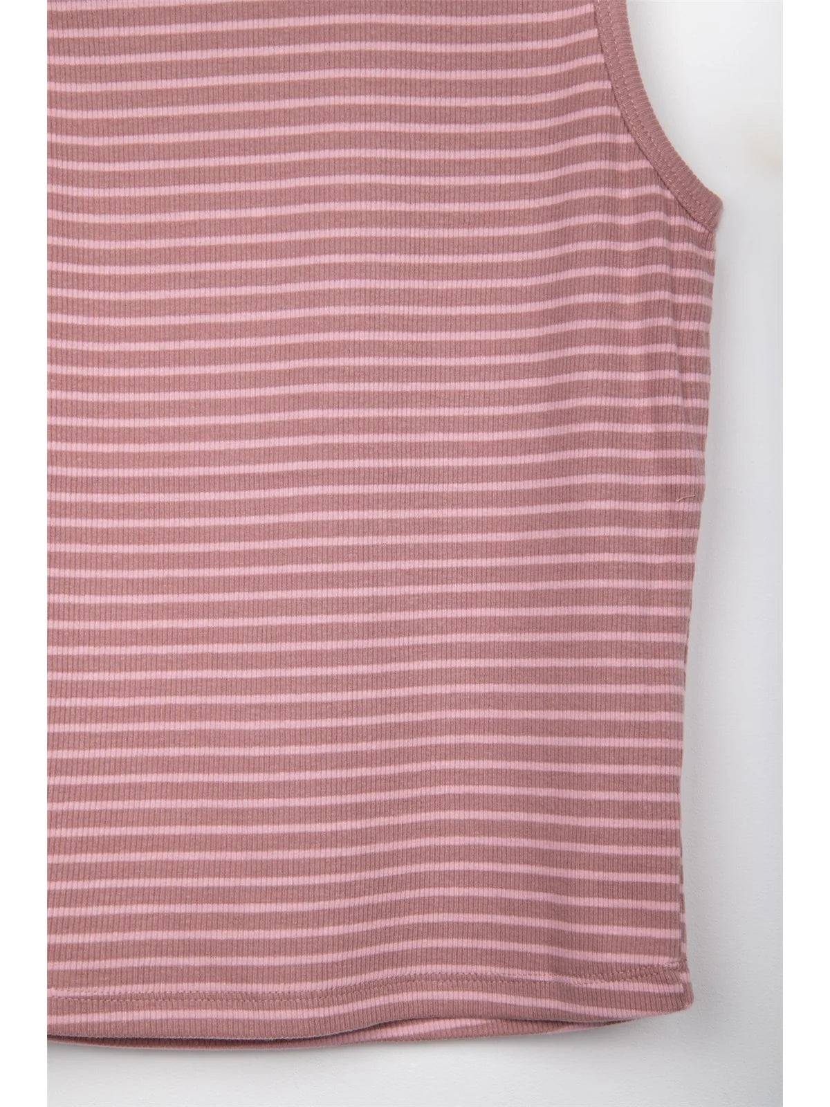 striped tank top in pink and dark pink 