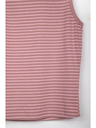 striped tank top in pink and dark pink 