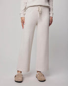 wide leg lounge pant in light beige
