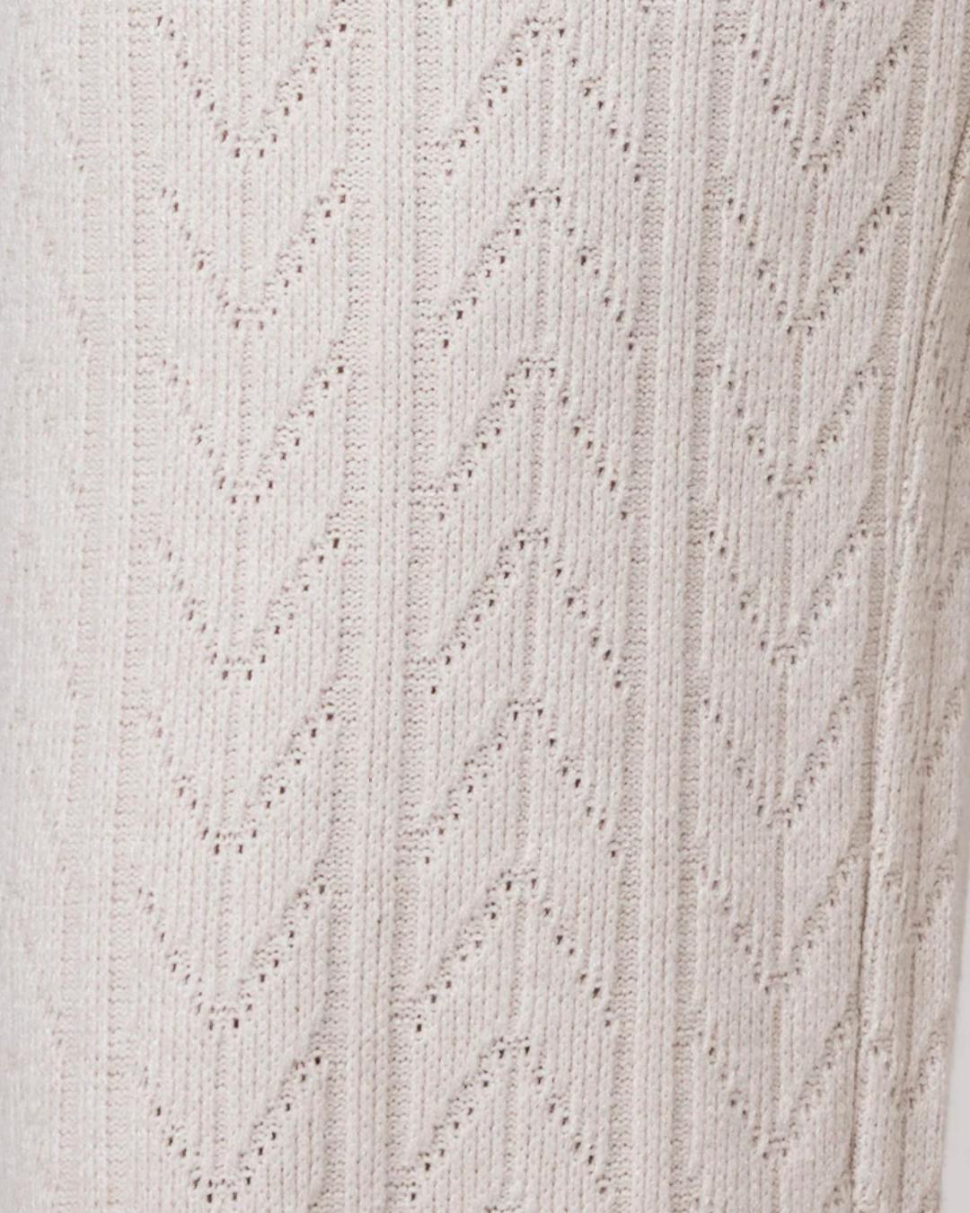 wide leg lounge pant in light beige