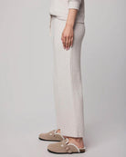 wide leg lounge pant in light beige