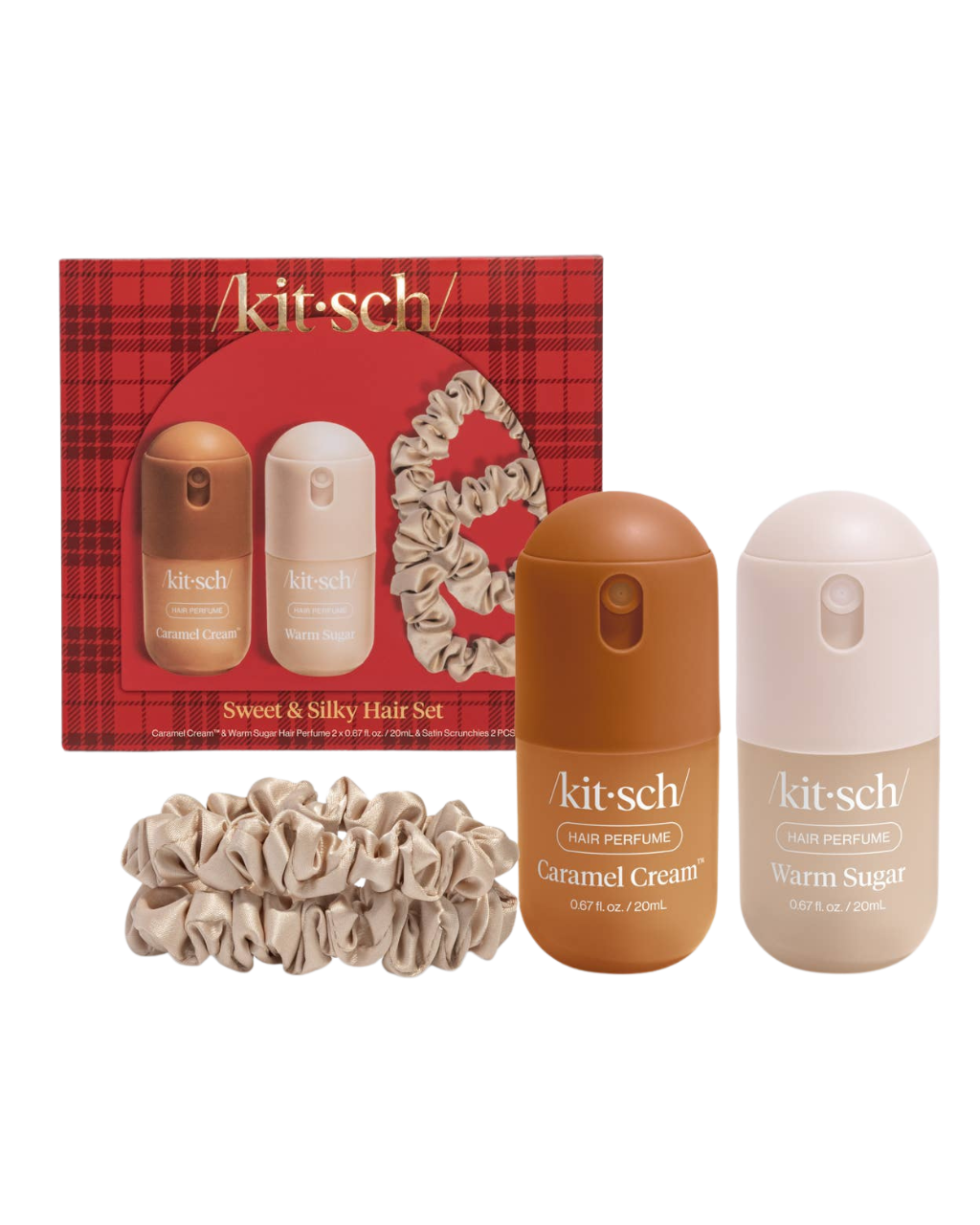 hair perfume and scrunchie set