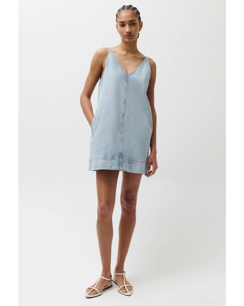 mini denim dress