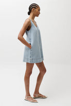 mini denim dress