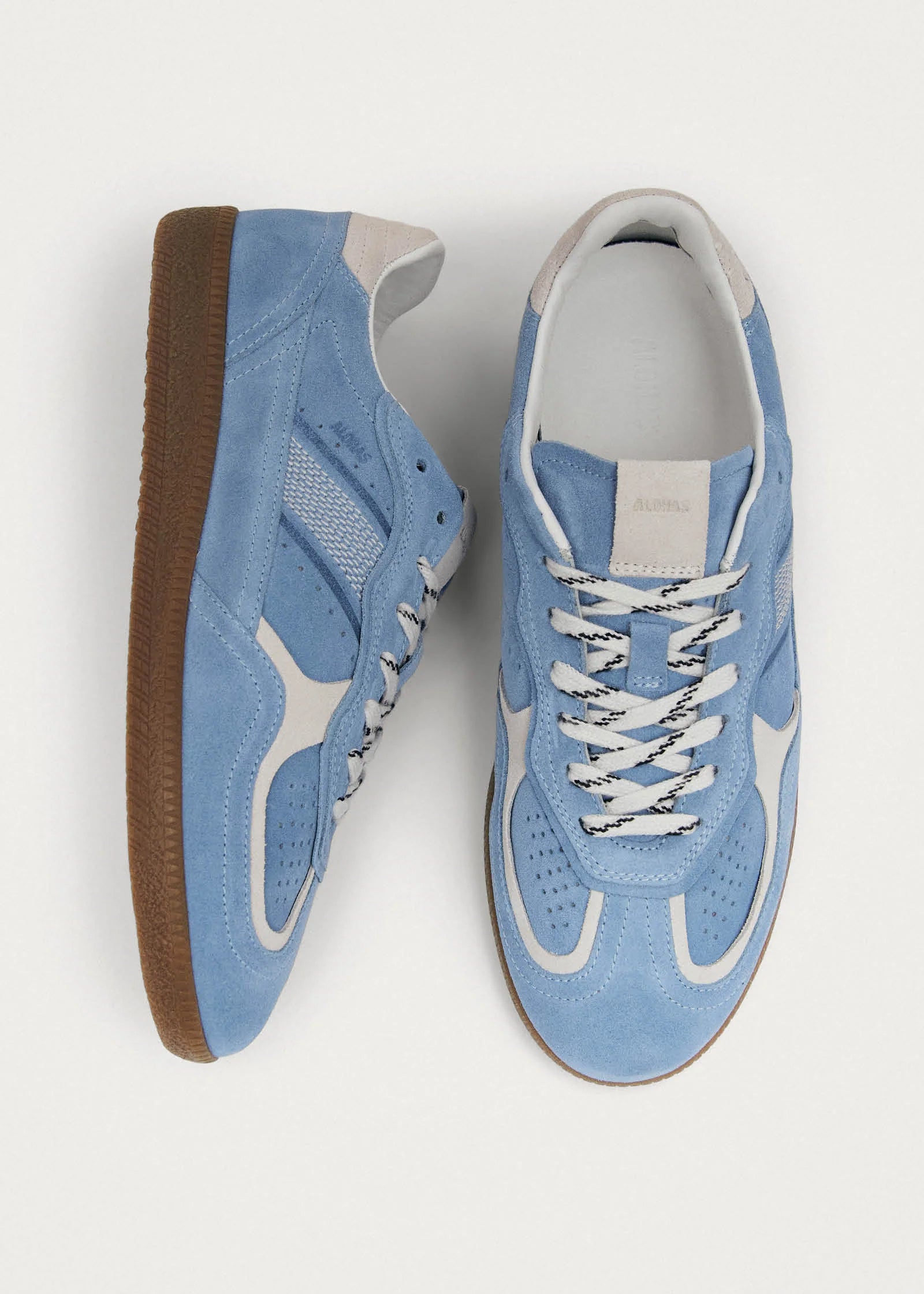 blue suede sneaker