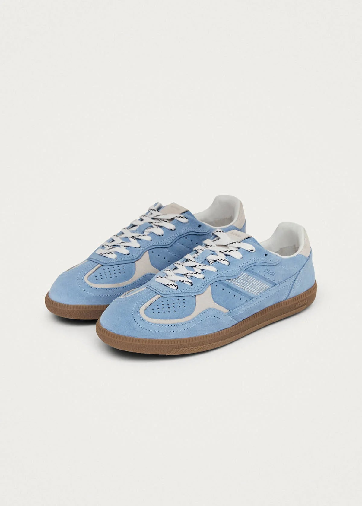 blue suede sneaker