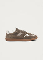 brown suede sneaker