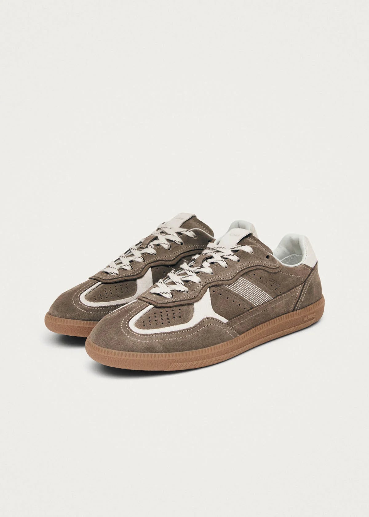brown suede sneaker