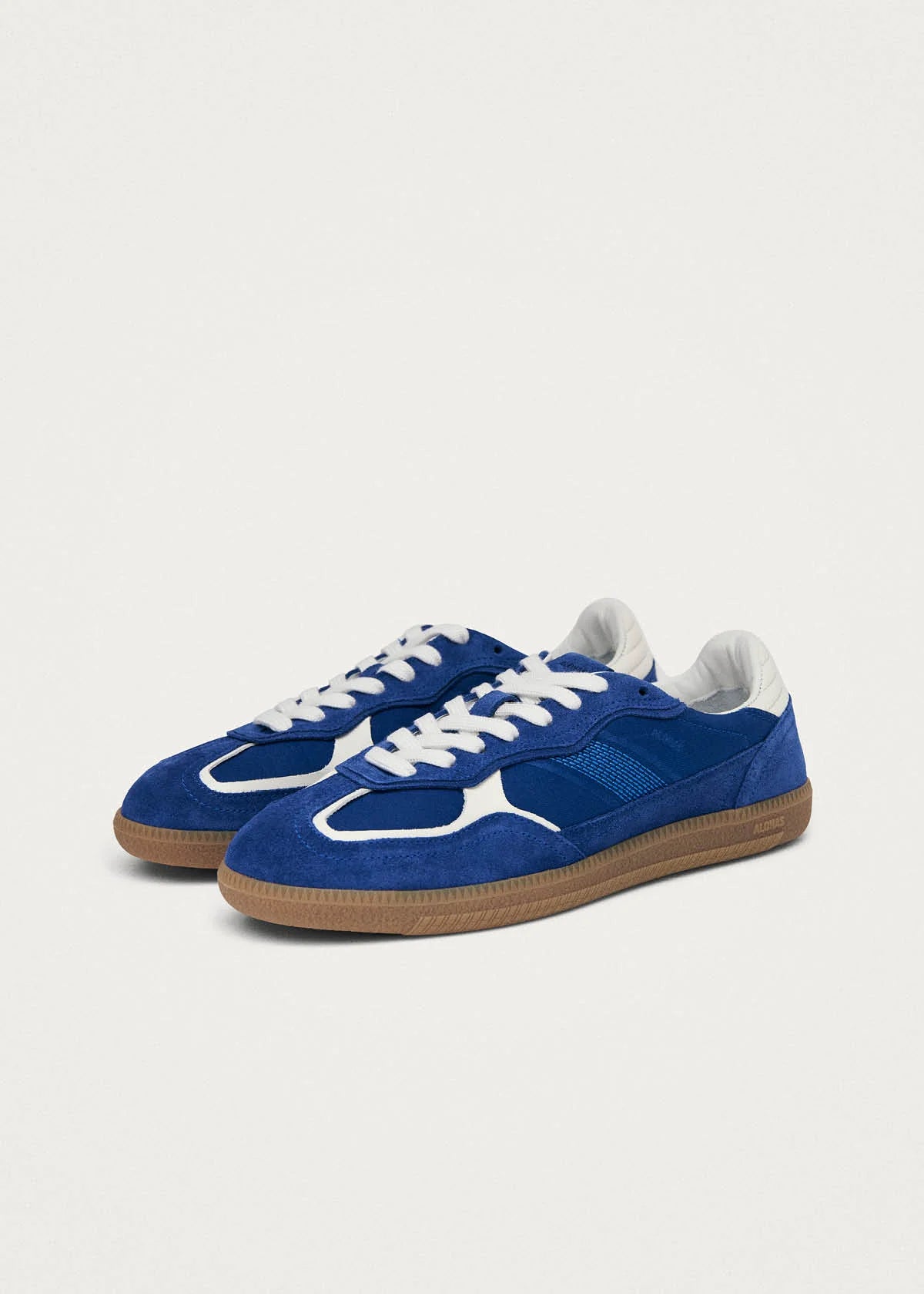 blue suede sneaker