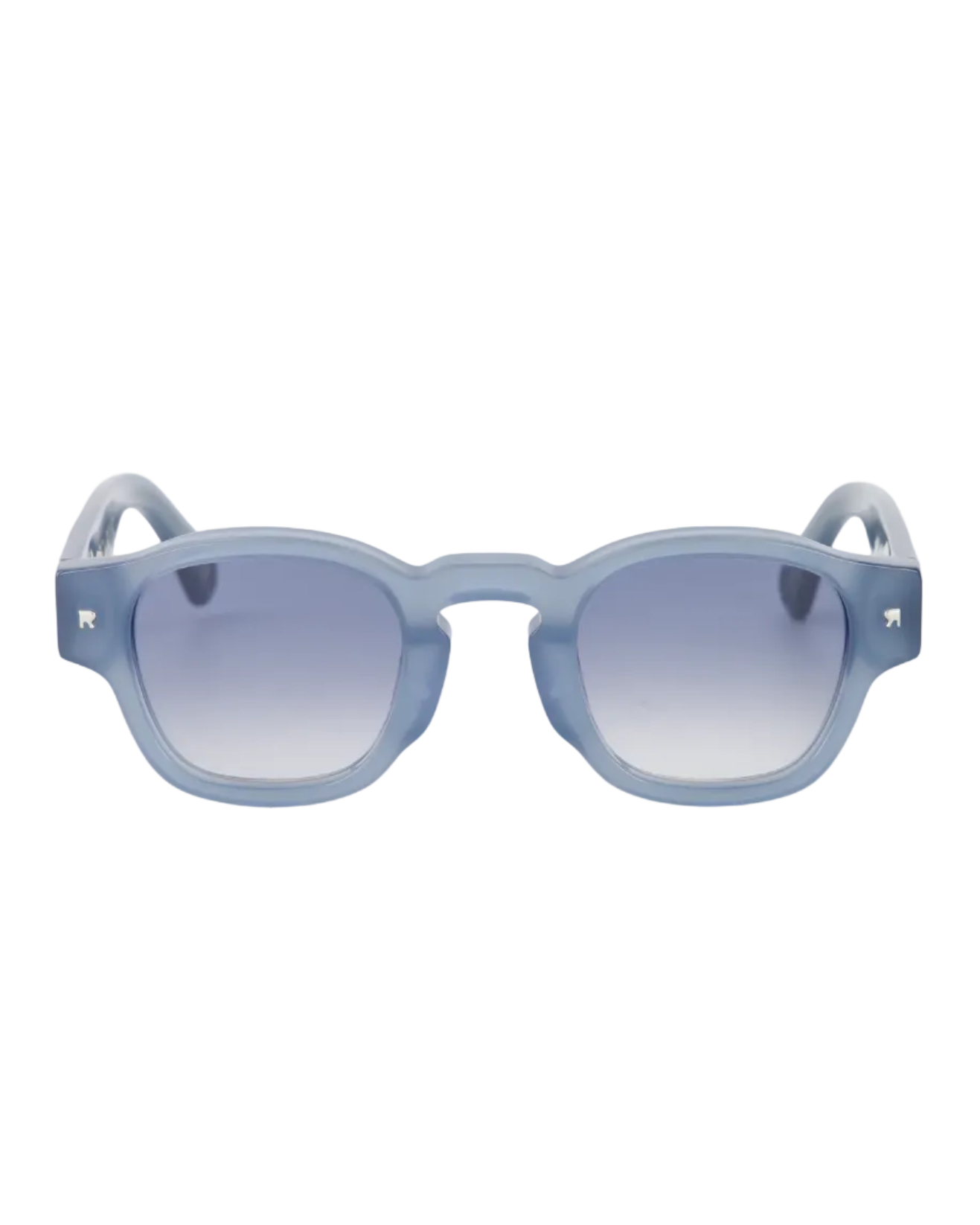 blue round sunglasses