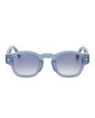 blue round sunglasses