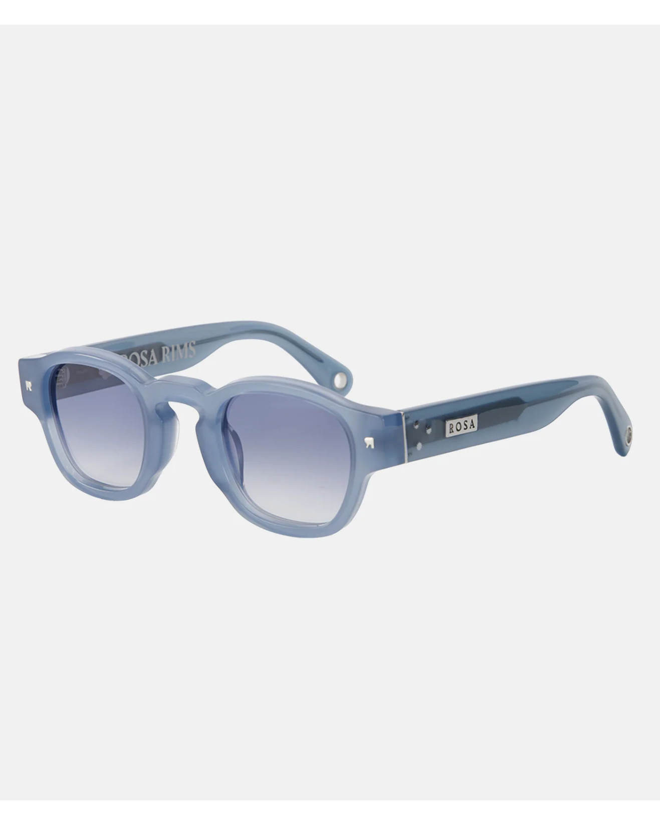 blue round sunglasses