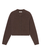 knit brown cardigan