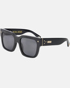 oversized square black sunglasses