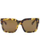 oversized square tortoise sunglasses
