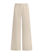 wide leg sweatpants in light brown