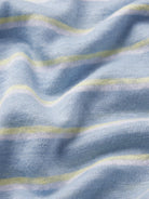 blue, cream and yellow stripe t-shirt