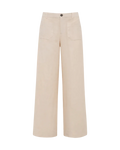 wide leg linen pant in light beige